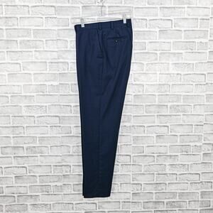 Suitsupply Traveller Brescia Slim fit Trouser Pants Blue wool lightweight 32w